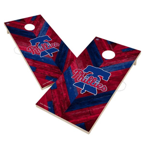 Victory Tailgate Philadelphia Phillies 2' x 4' Solid Wood Cornhole Boards