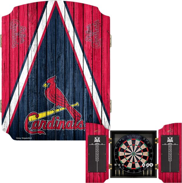 Victory Tailgate St. Louis Cardinals Dartboard Cabinet