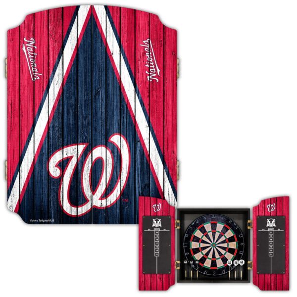 Victory Tailgate Washington Nationals Dartboard Cabinet