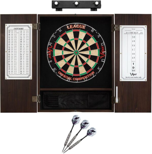 Viper League Sisal Dartboard and Cabinet