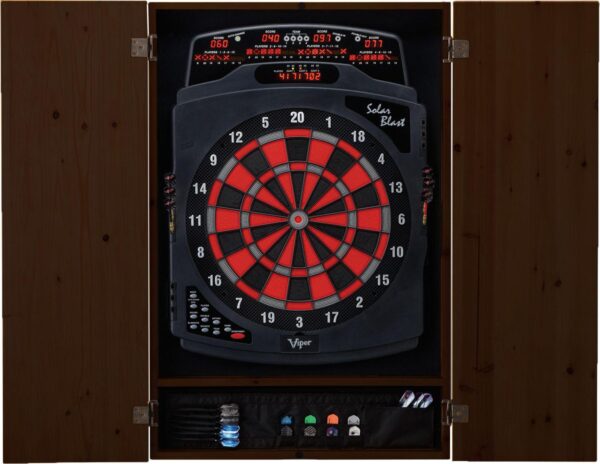 Viper Metropolitan Espresso Soft Tip Dartboard Cabinet