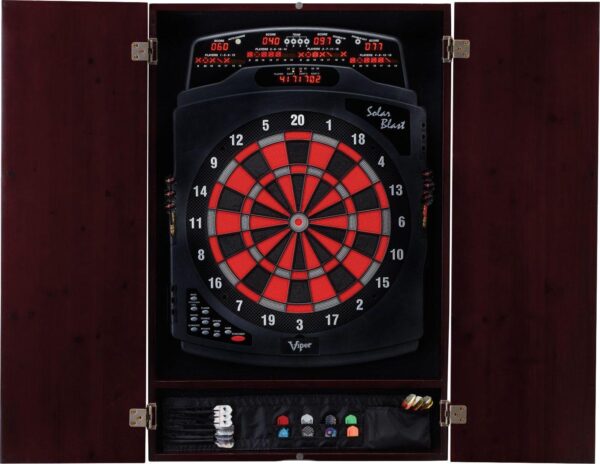 Viper Metropolitan Mahogany Dartboard Cabinet