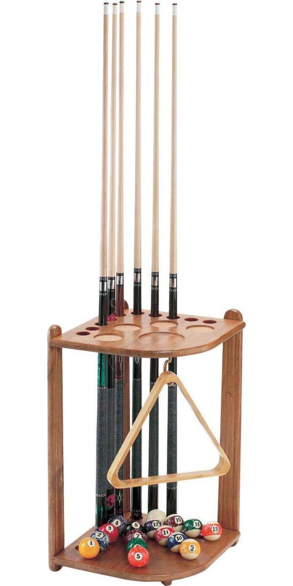 Viper Oak Corner Cue Rack