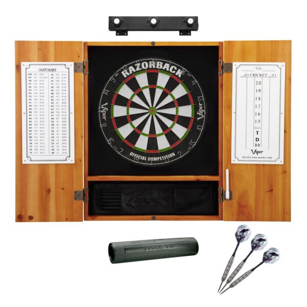 Viper Razorback Sisal Dartboard Package