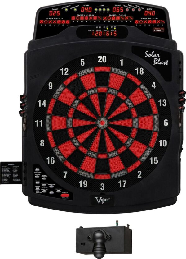 Viper Solar Blast Electronic Dartboard with Throw Light Plugin