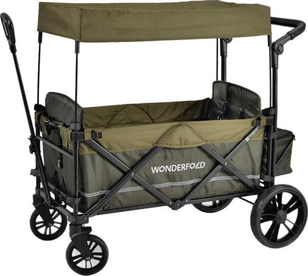 WonderFold Outdoor X2 Push and Pull Double Stroller Wagon