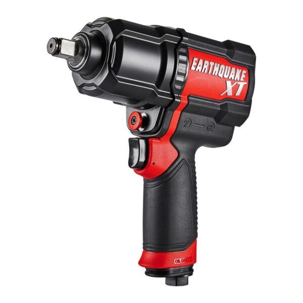 1/2 in. Composite Air Impact Wrench, Twin Hammer, 1200 ft-lbs, Red