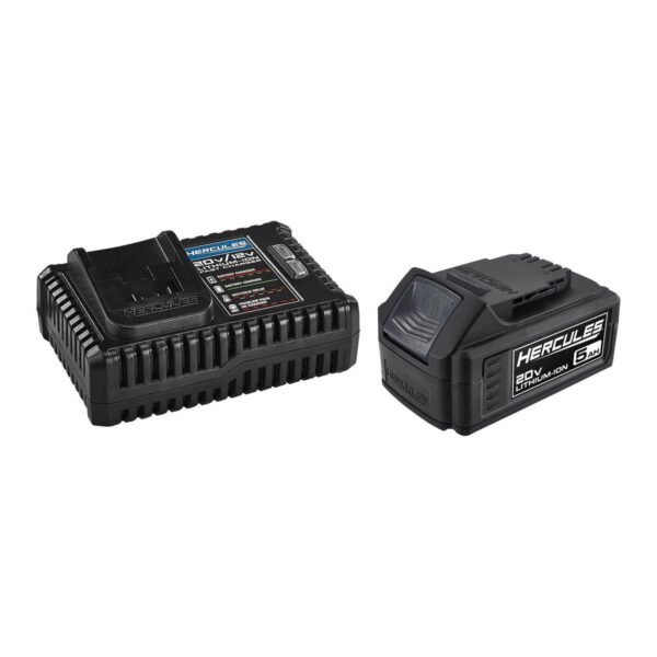 20V 5 Ah Lithium-Ion Battery and 4 Amp Charger Starter Kit