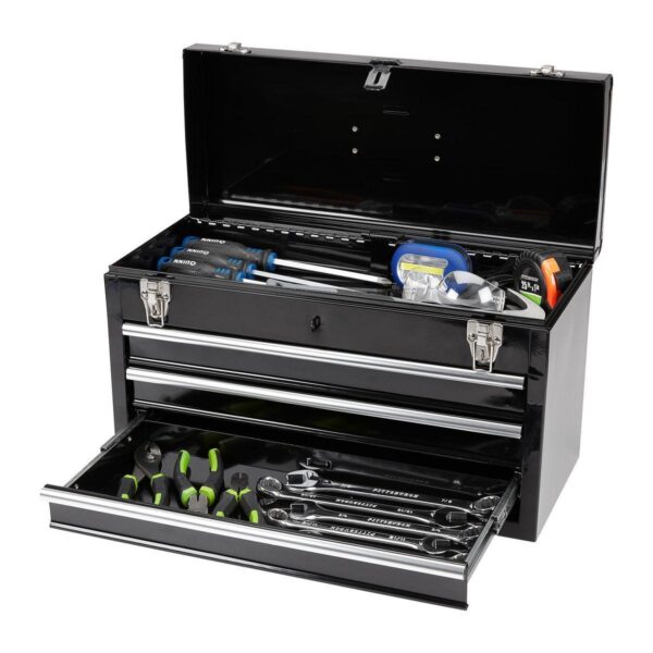 20 in. 3 Drawer Steel Toolbox