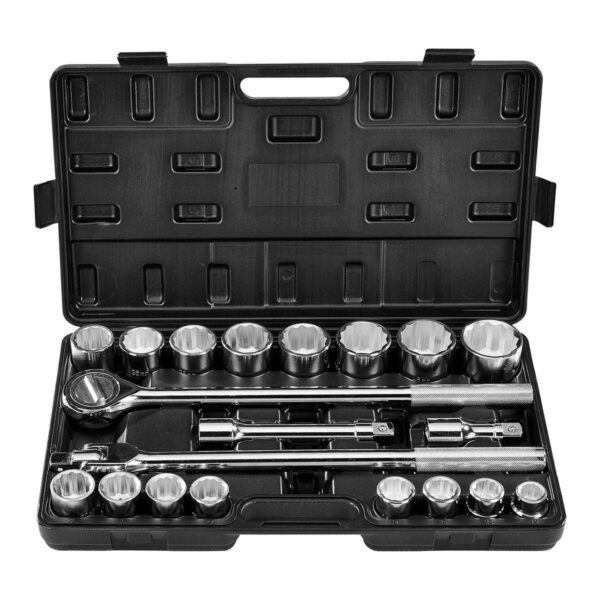 3/4 in. Drive Metric Jumbo Socket Set, 20-Piece