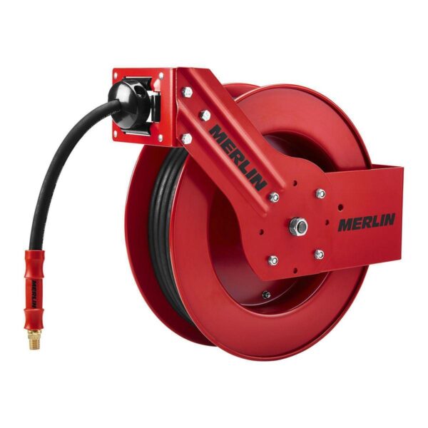 3/8 in. x 50 Ft. Premium Retractable Air Hose Reel