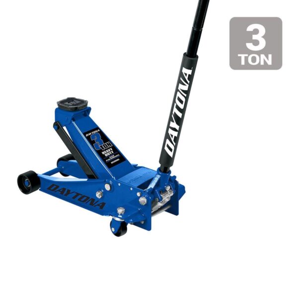 3 Ton Professional Floor Jack with RAPID PUMP, Blue