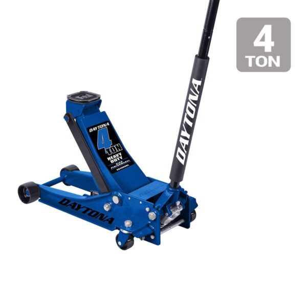 4 Ton Professional Floor Jack with RAPID PUMP, Blue