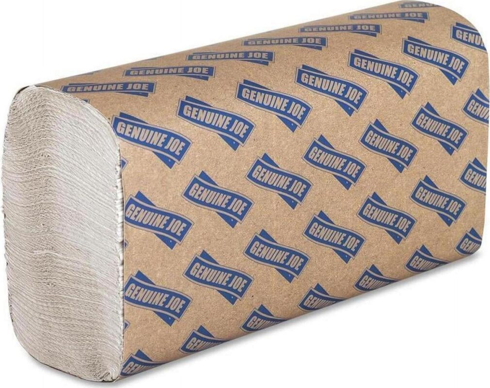 (4 pack) Genuine Joe GJO21100 Multifold Towels, 250 Sheets per Pack, 16 Pack - Image 3