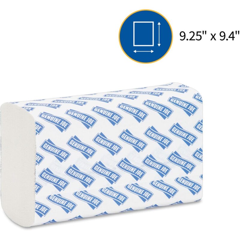 (4 pack) Genuine Joe GJO21100 Multifold Towels, 250 Sheets per Pack, 16 Pack - Image 6