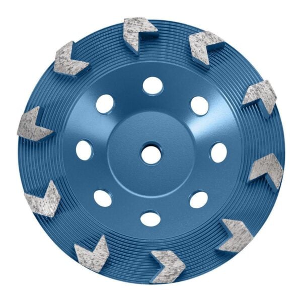 7 in. Arrow Segmented Diamond Cup Wheel