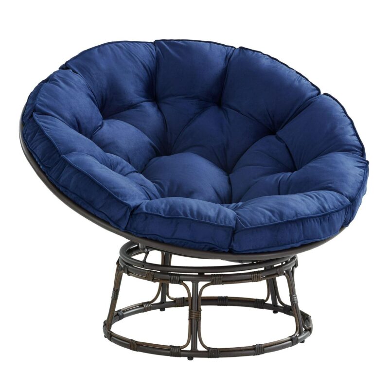 Better Homes and Gardens Papasan Chair, Polyester, Blue - Image 2