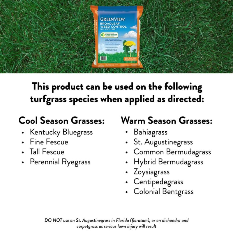 GreenView Broadleaf Weed Control + Lawn Food - 39 lb. - Covers 15,000 Sq. ft. - Image 2