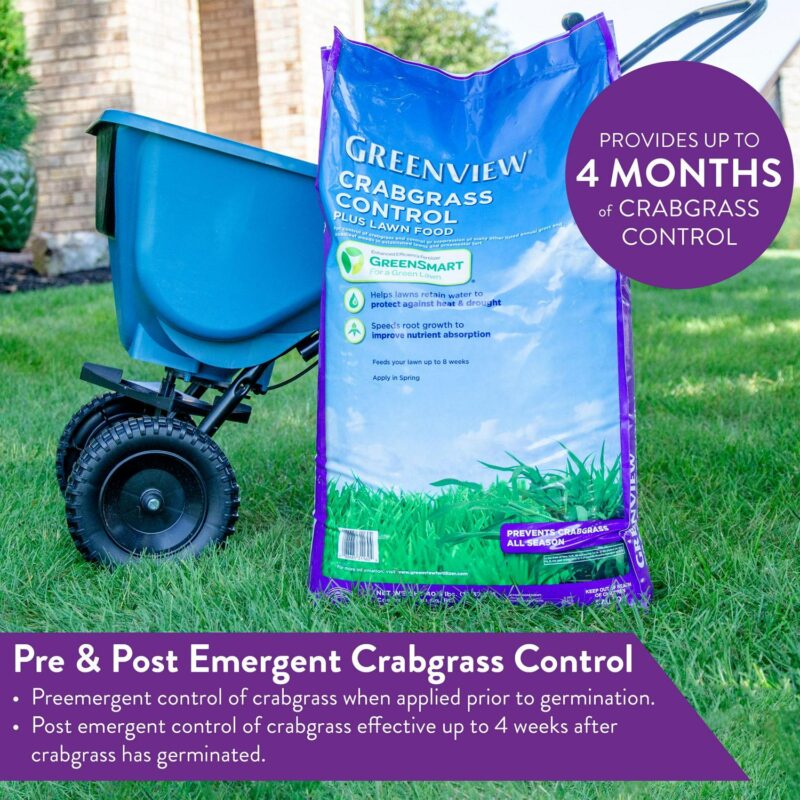 GreenView Crabgrass Control Plus Lawn Food - 40.5 lb. - Covers 15,000 Sq. ft. - Image 4