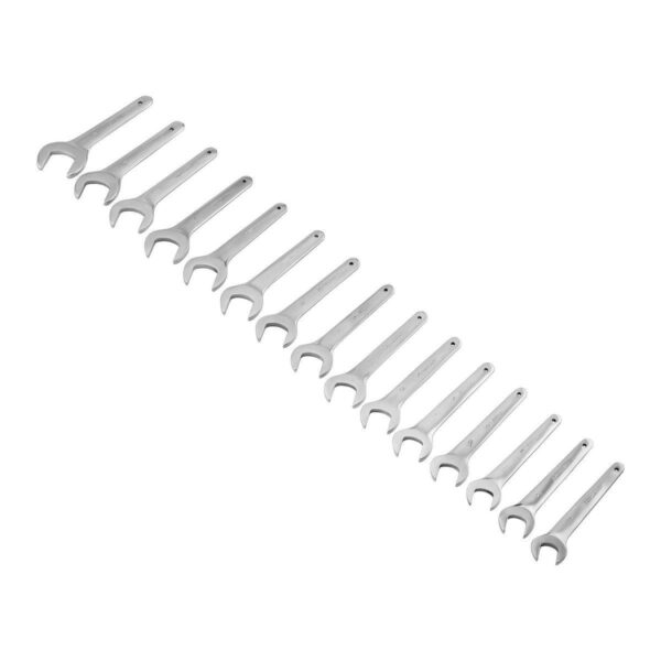 Metric Service Wrench Set, 15-Piece