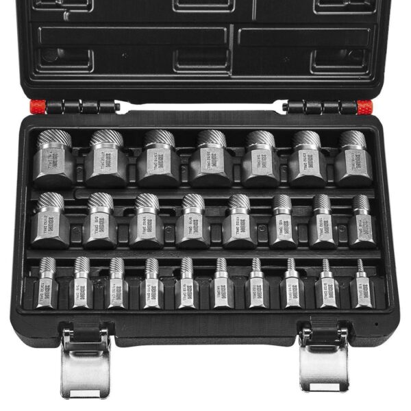 Multispline Screw Extractor Set, 25-Piece