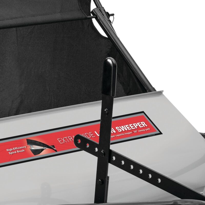 Ohio Steel Tow Behind Lawn Sweeper, 50 Inch, 26 Cu. Ft, Heavy-Duty Leaf and Grass Collector, Patented Spiral Brush - Image 2