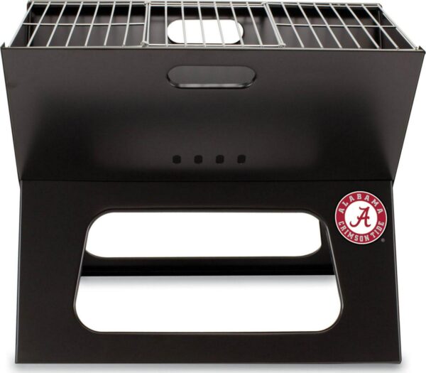 Picnic Time Alabama Crimson Tide Folding Charcoal Barbeque Grill