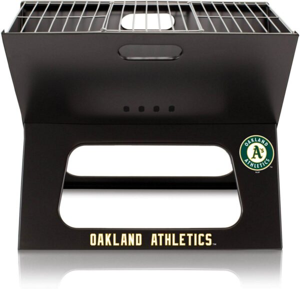 Picnic Time Athletics Portable Charcoal BBQ X-Grill