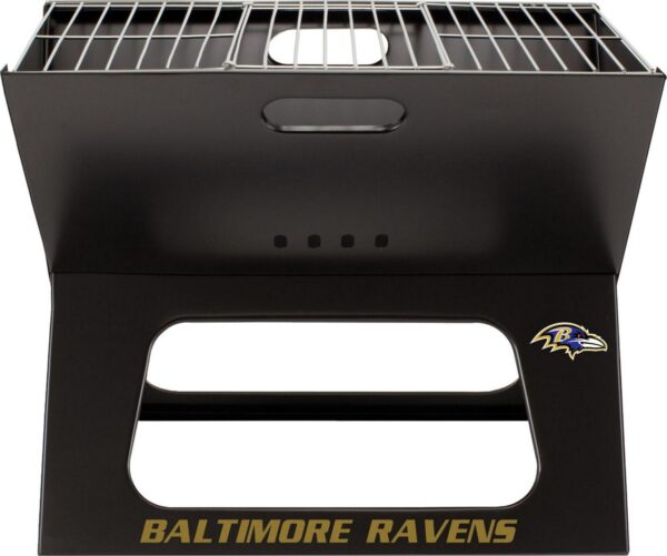 Picnic Time Baltimore Ravens Portable Charcoal BBQ X-Grill