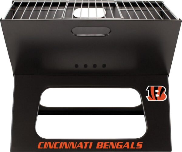 Picnic Time Cincinnati Bengals Portable Charcoal BBQ X-Grill