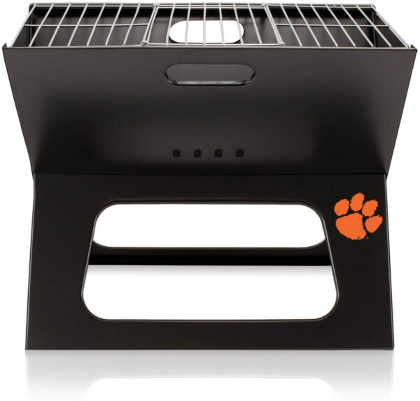 Picnic Time Clemson Tigers Folding Charcoal Barbeque Grill