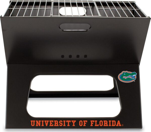 Picnic Time Florida Gators Folding Charcoal Barbeque Grill