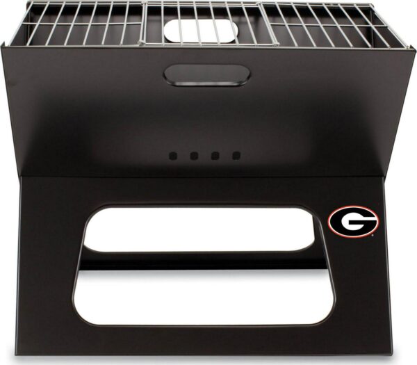 Picnic Time Georgia Bulldogs Folding Charcoal Barbeque Grill