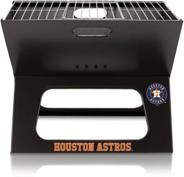 Picnic Time Houston Astros Portable Charcoal BBQ X-Grill