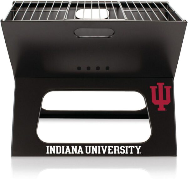 Picnic Time Indiana Hoosiers Folding Charcoal Barbeque Grill