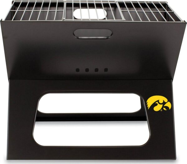 Picnic Time Iowa Hawkeyes Folding Charcoal Barbeque Grill