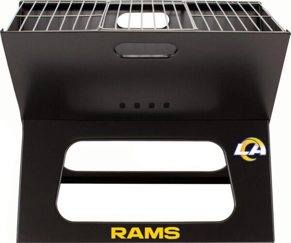 Picnic Time Los Angeles Rams Portable Charcoal BBQ X-Grill