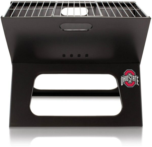 Picnic Time Ohio State Buckeyes Folding Charcoal Barbeque Grill