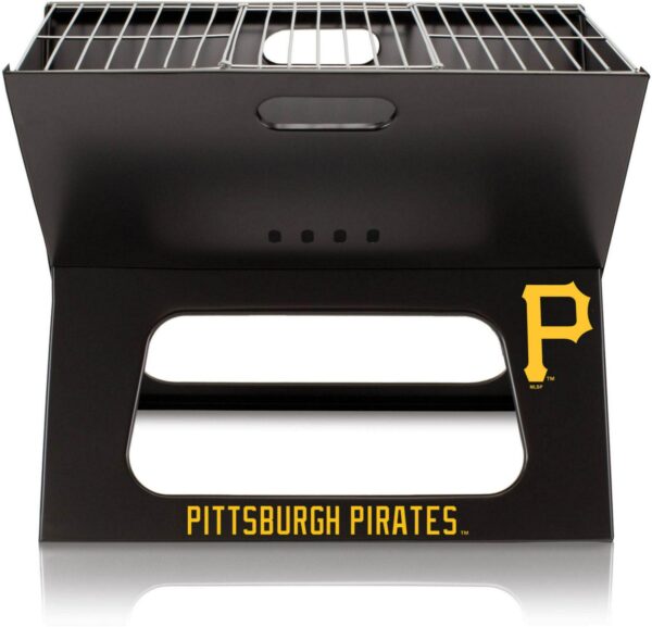 Picnic Time Pittsburgh Pirates Portable Charcoal BBQ X-Grill