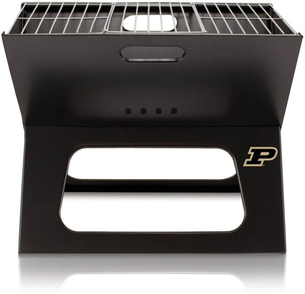 Picnic Time Purdue Boilermakers Folding Charcoal Barbeque Grill