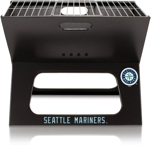 Picnic Time Seattle Mariners Portable Charcoal BBQ X-Grill