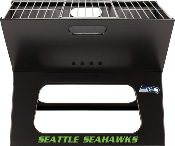 Picnic Time Seattle Seahawks Portable Charcoal BBQ X-Grill