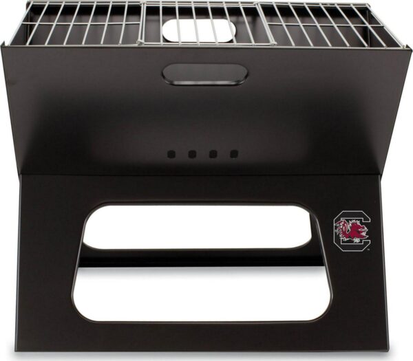 Picnic Time South Carolina Gamecocks Folding Charcoal Barbeque Grill