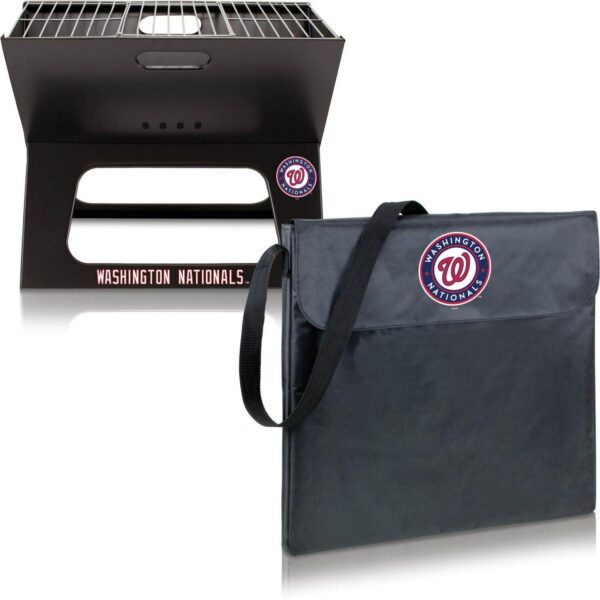 Picnic Time Washington Nationals Portable Charcoal BBQ X-Grill