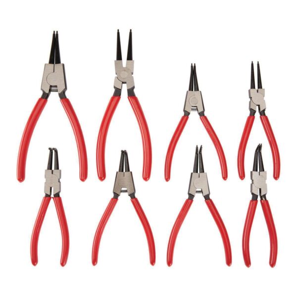 Precision Snap Ring Pliers, 8 Piece