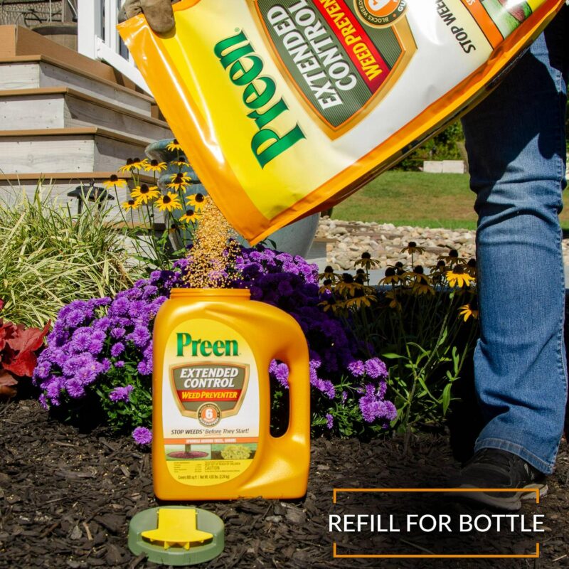 Preen Extended Control Weed Preventer - 21.45 lb. Bag - Covers 3,500 Sq. ft. - Image 4