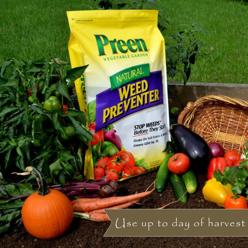 Preen Natural Vegetable Garden Weed Preventer - 25 lb. Bag - Covers 1,250 Sq. ft. - Image 3