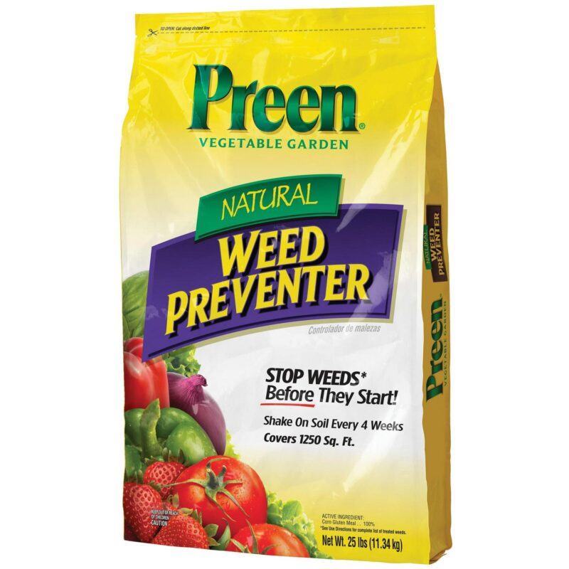Preen Natural Vegetable Garden Weed Preventer - 25 lb. Bag - Covers 1,250 Sq. ft. - Image 8