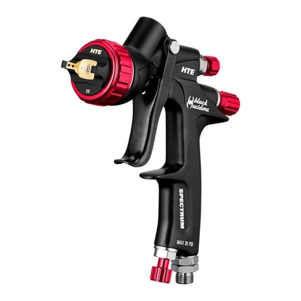 Professional HTE Gravity-Feed Air Spray Gun with Rear Fan Control