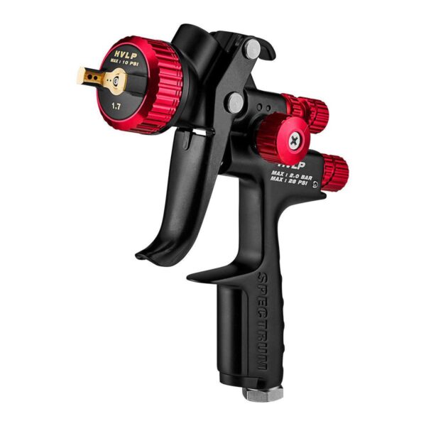 Professional HVLP Gravity Feed Spray Gun with Side Fan Control